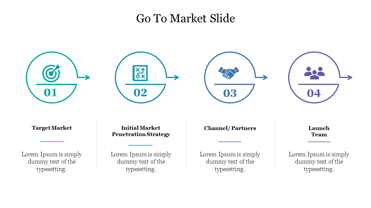 Innovative Go To Market Slide Presentation Template
